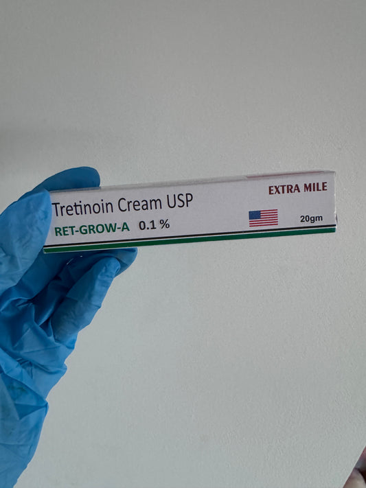 20g 0.1% Tretinoin Cream ( HIGH Strength) Best for Dry/Sensitive/Mature