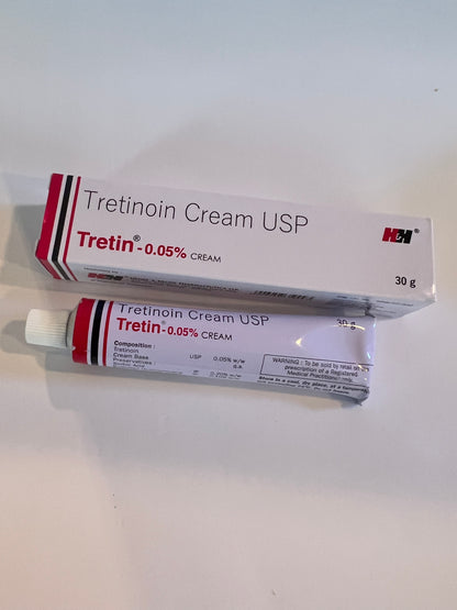 30g 0.05% Tretinoin Cream ( Medium Strength) Best for Dry/Sensitive/Mature