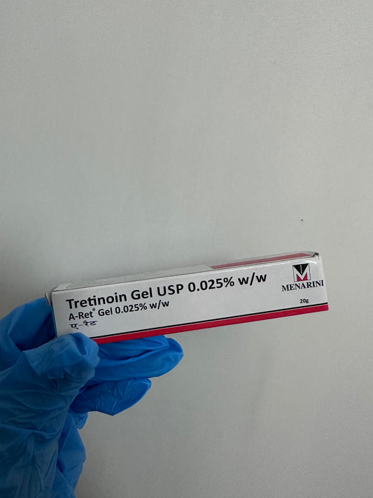 20g 0.025% Tretinoin Gel ( Lowest strength) Best for oily skin