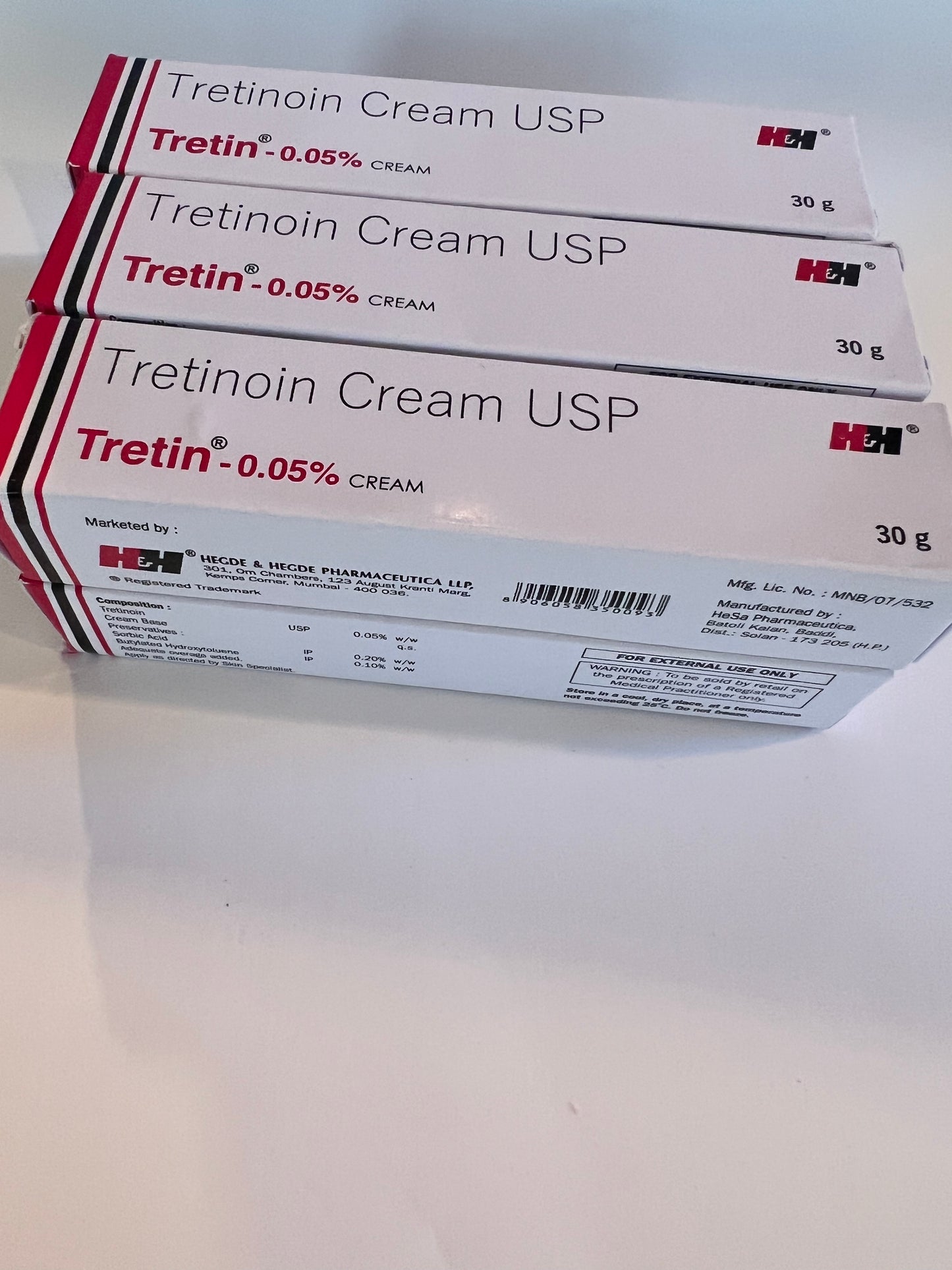 30g 0.05% Tretinoin Cream ( Medium Strength) Best for Dry/Sensitive/Mature
