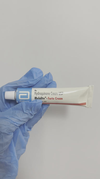 30g Hydroquinone Cream 4 Melalite Forte 4% perfect for melasma, hyperpigmentation  & photoaging spots